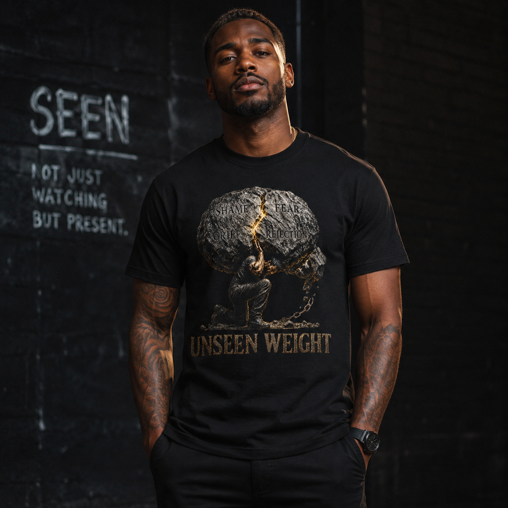 Unseen Weight Graphic Tee | SEEN: Unmasked Collection