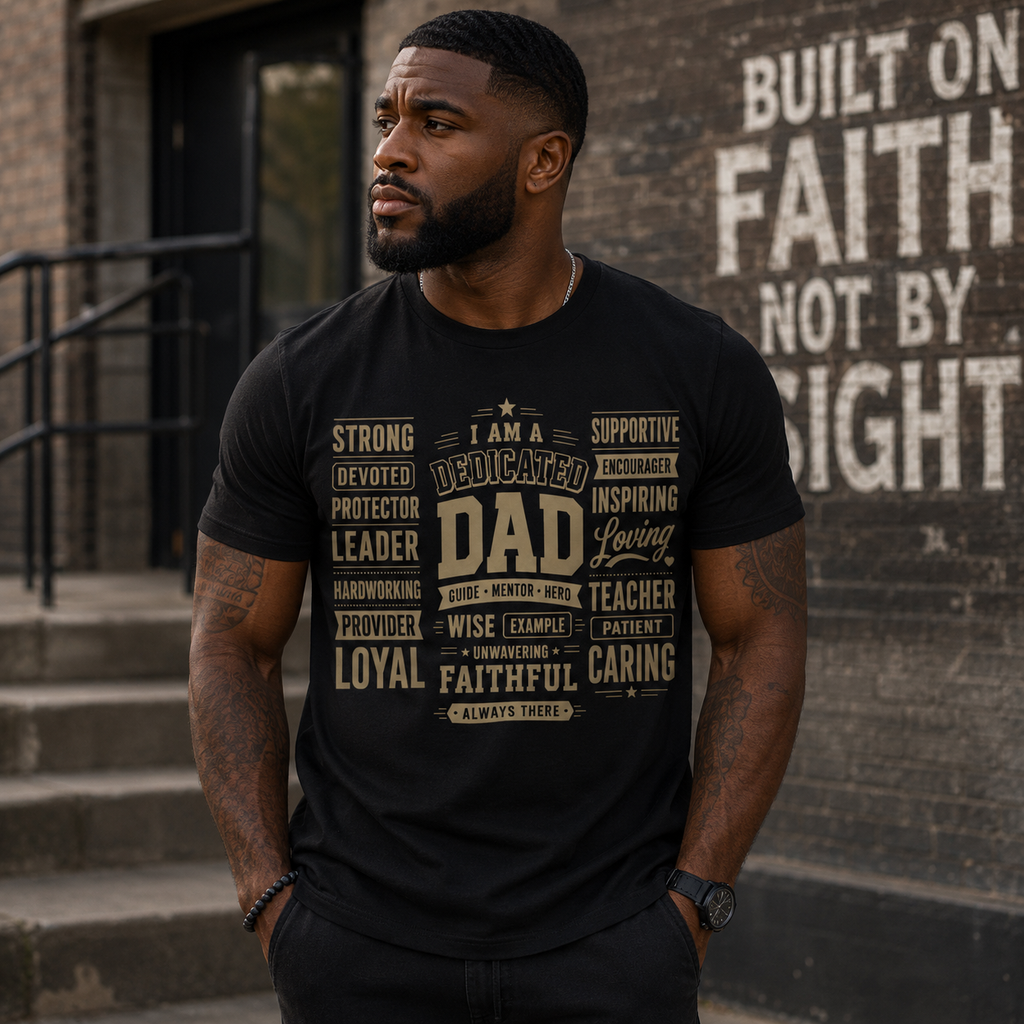 Dedicated Dad Tee — I Am More Than a Title