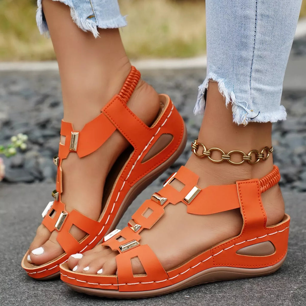 Open Toe Wedge Sandals
