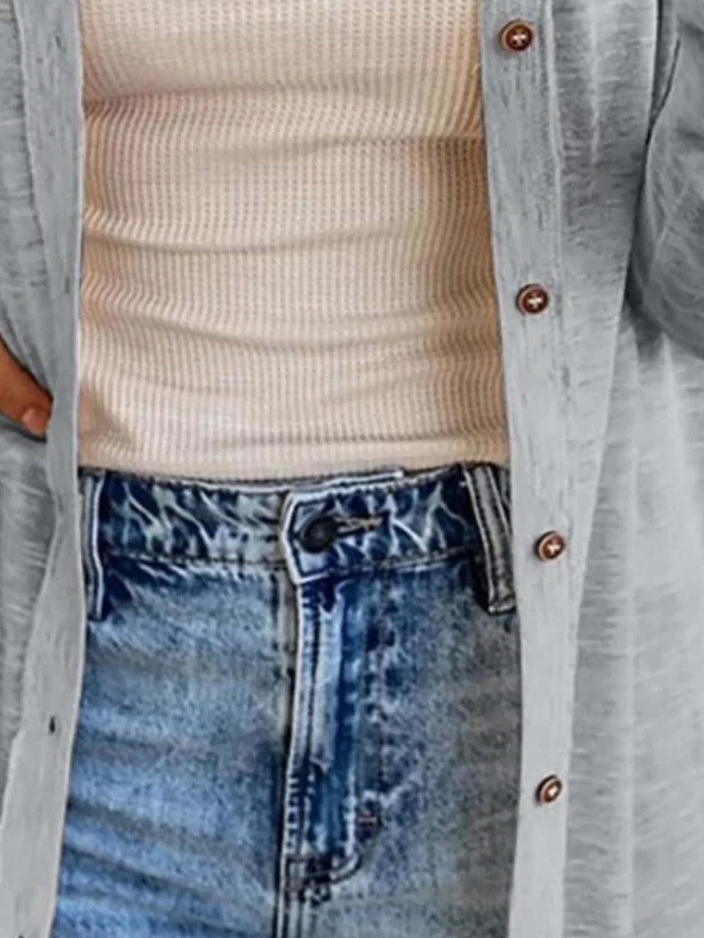 Lightweight Button-Down Cardigan