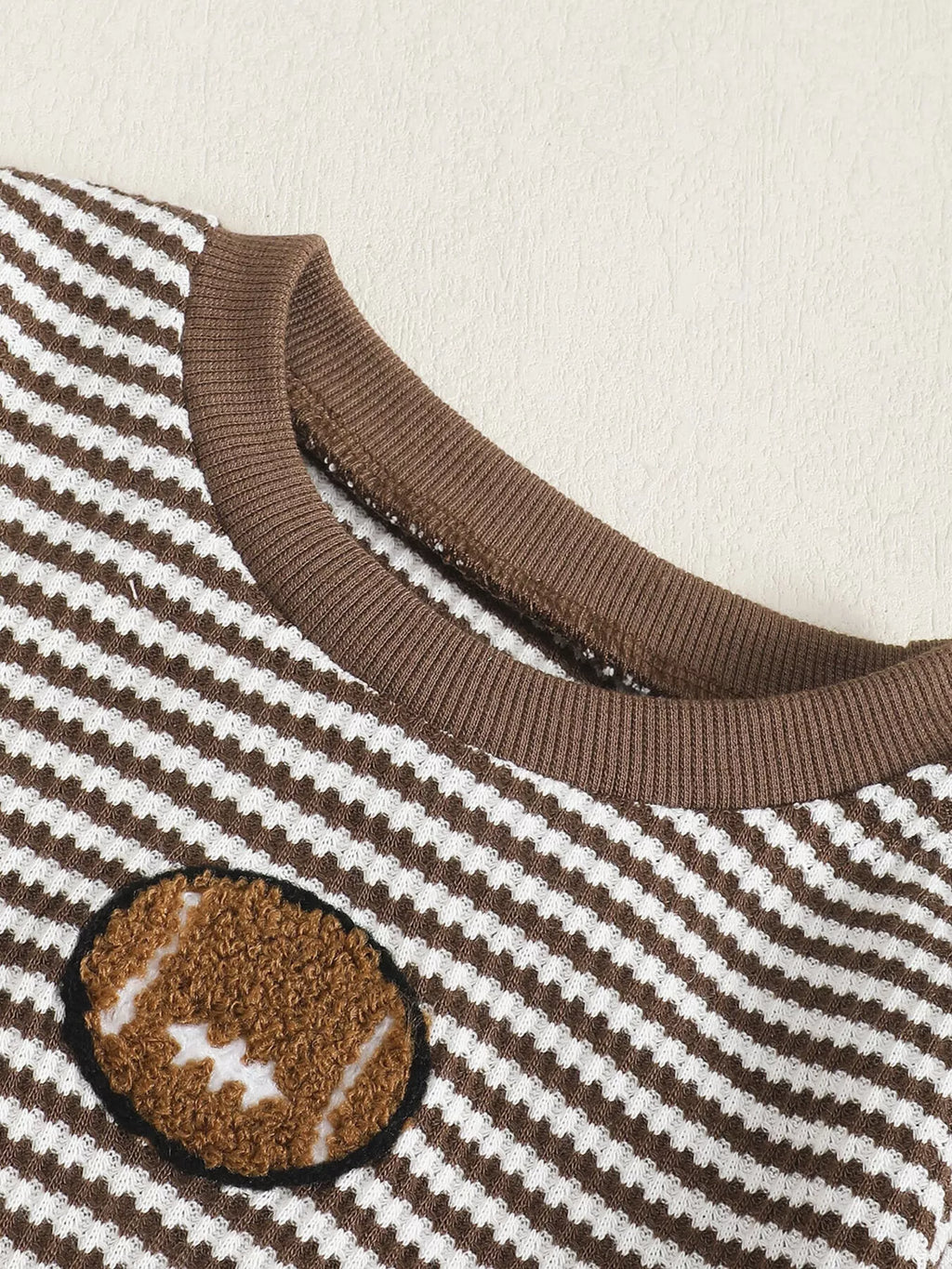 Children's Striped Football Top and Pants Set