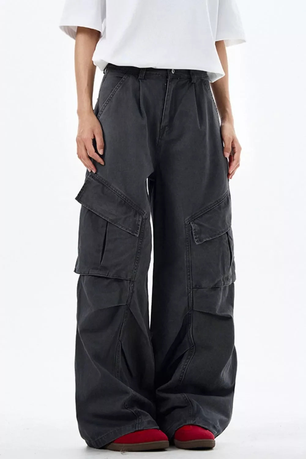 Men's Loose Fit Multi-Pocket Cargo Pants