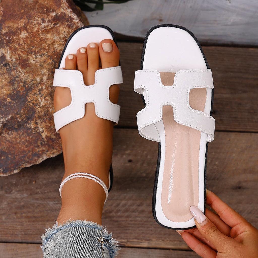 Open Toe Flats Sandals