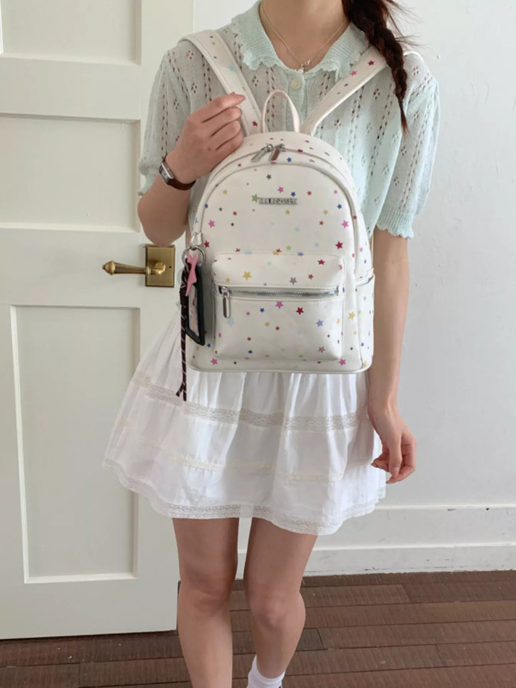 Star Pattern Backpack Bag