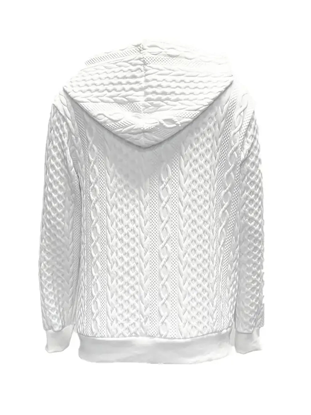 Drawstring Zip Up Hooded Jacket