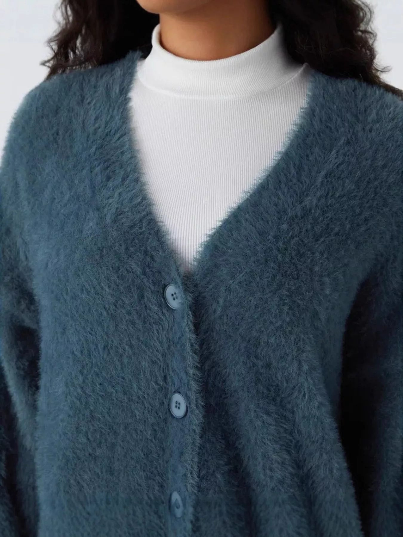 Cozy Knit Button-Down Cardigan