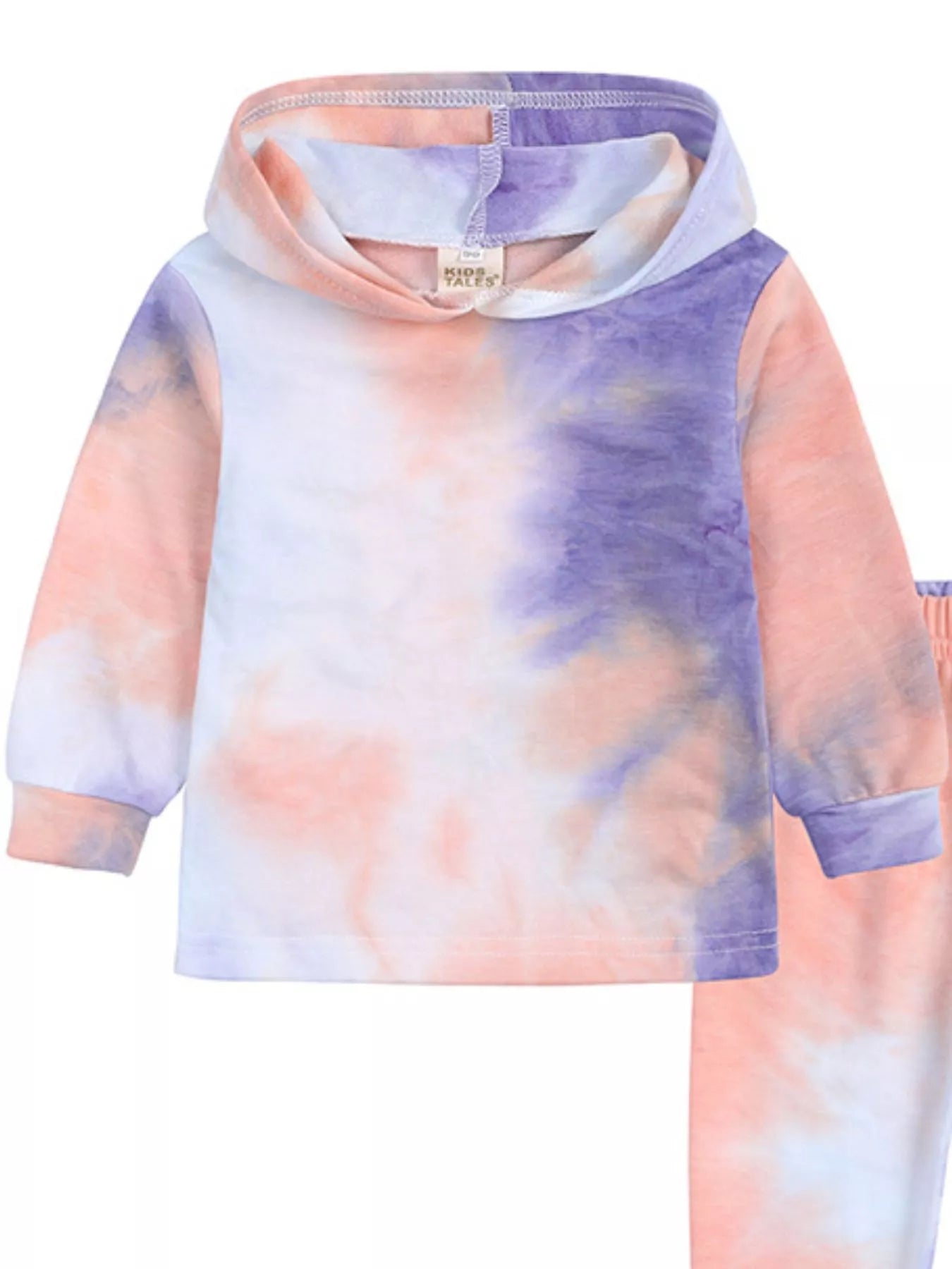 Children's Tie-Dye Hoodie and Pants Set