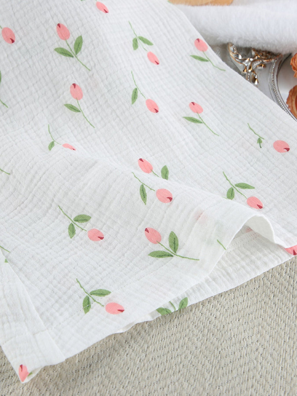 Floral Print Lightweight Lounge Nightgown