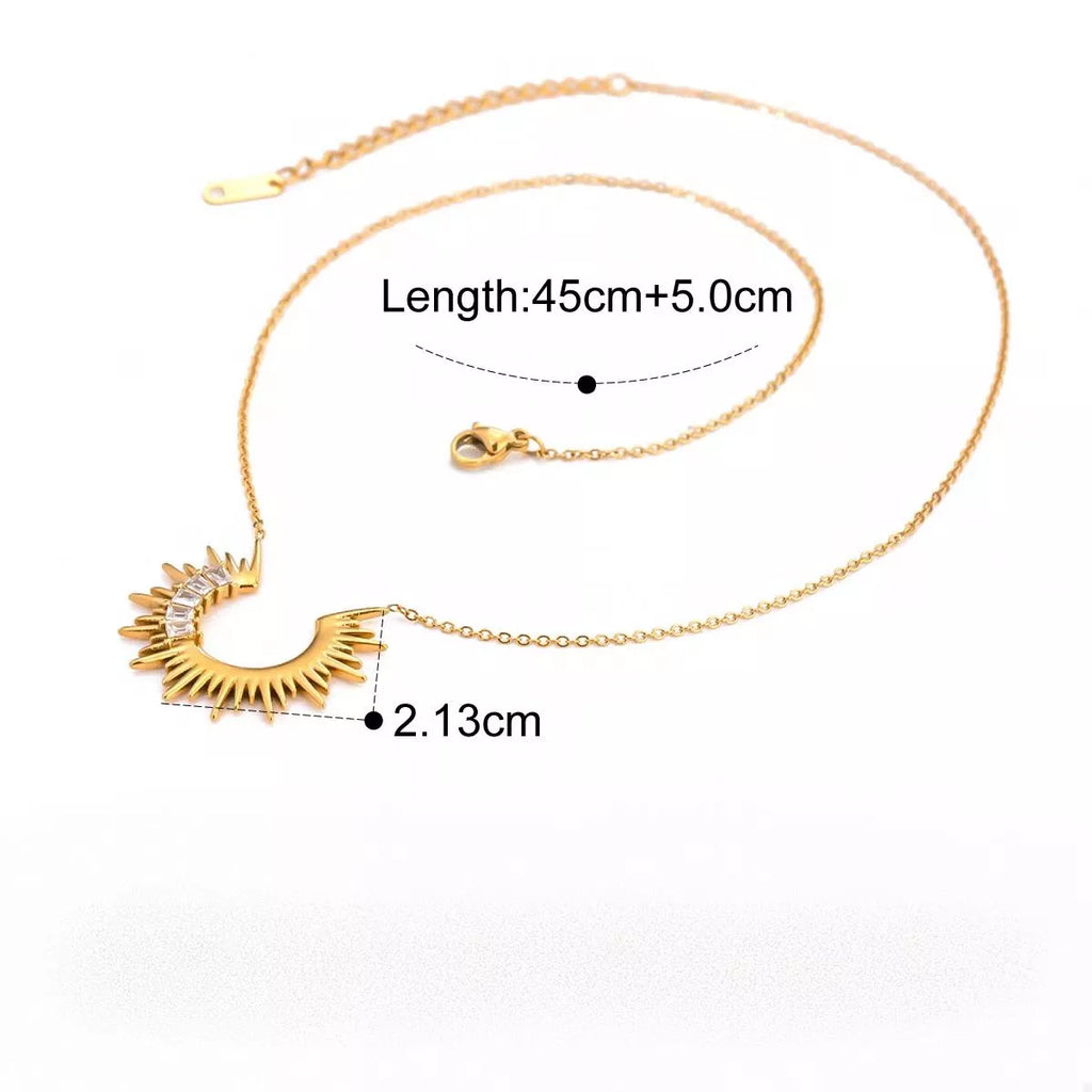 18K Gold-Plated Pendant Necklace