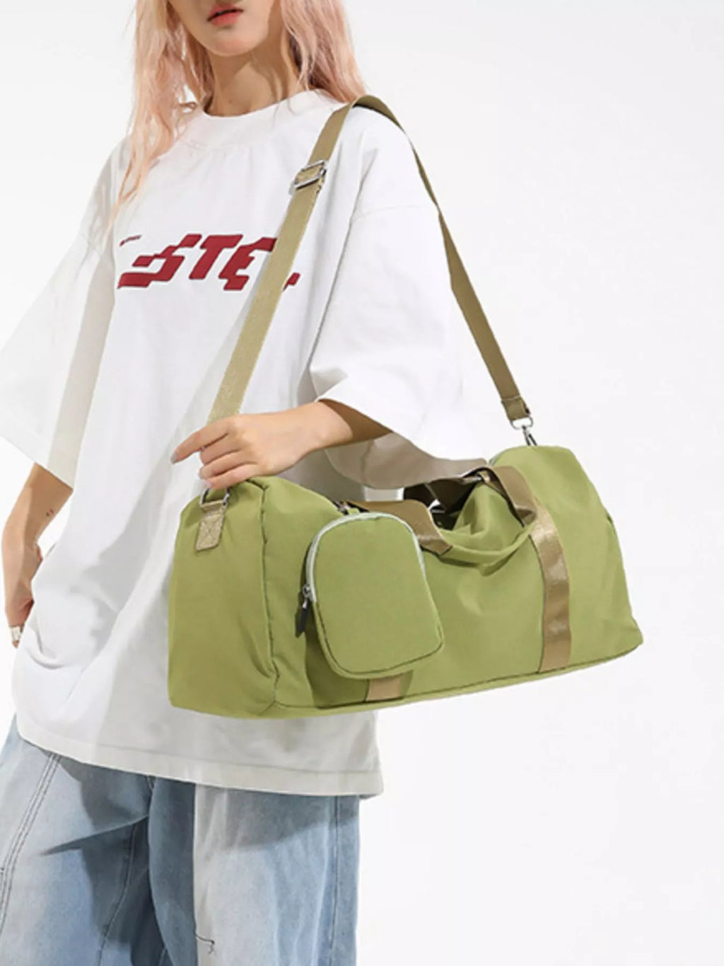 Duffle Bag with Detachable Pouch