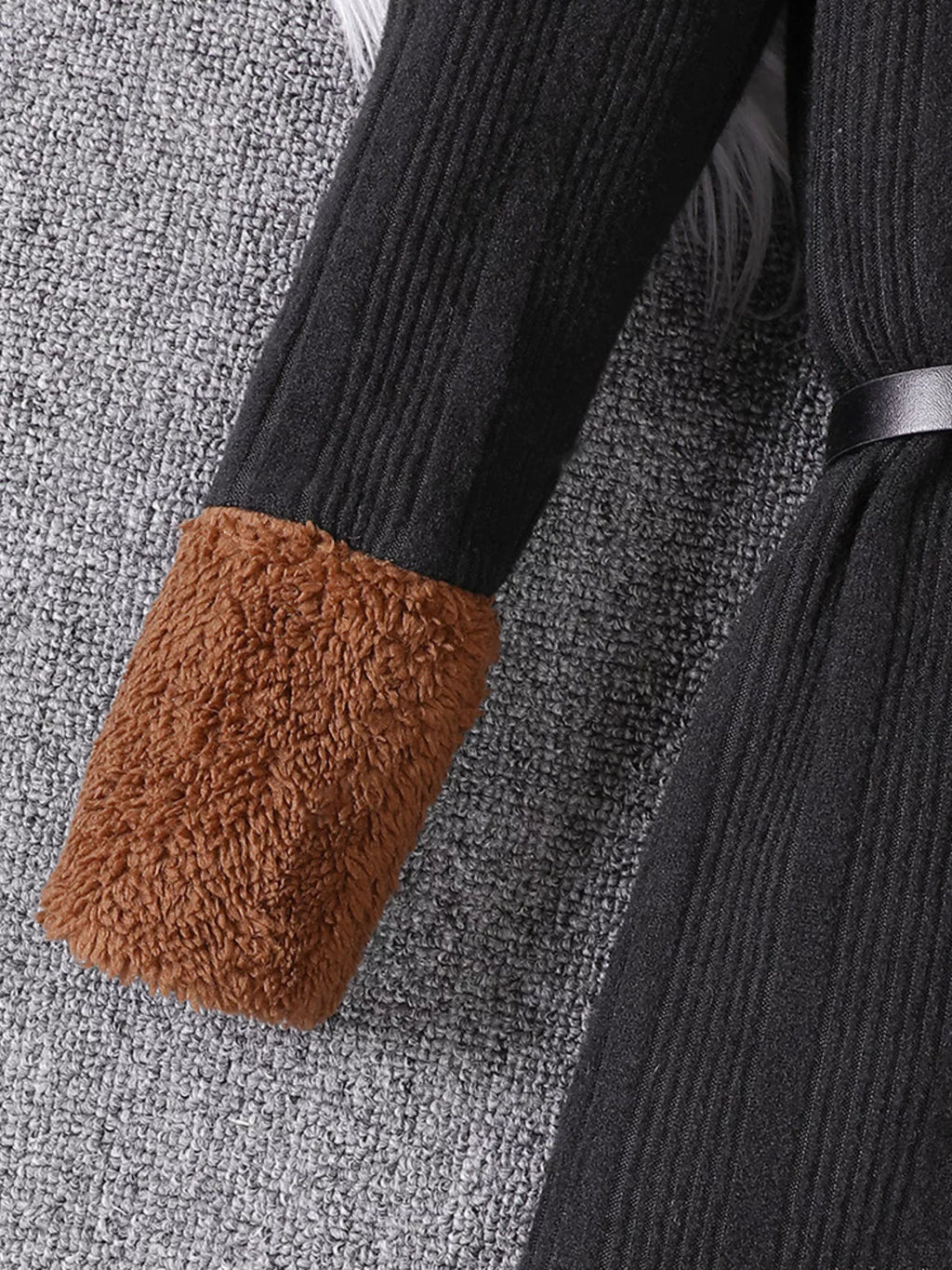 Children's Ribbed Knit Long Sleeve Dress