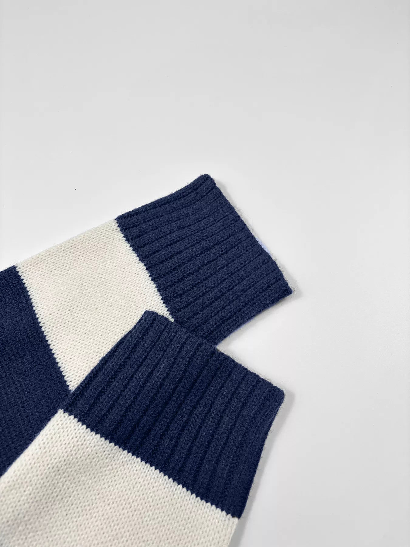 Nautical Striped Round Neck Sweater