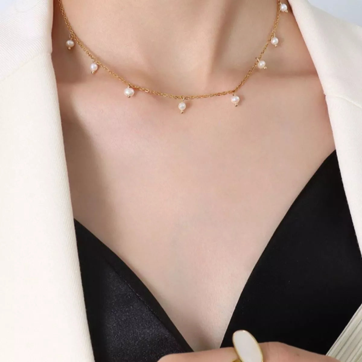 Freshwater Pearl 18K Gold-Plated Necklace