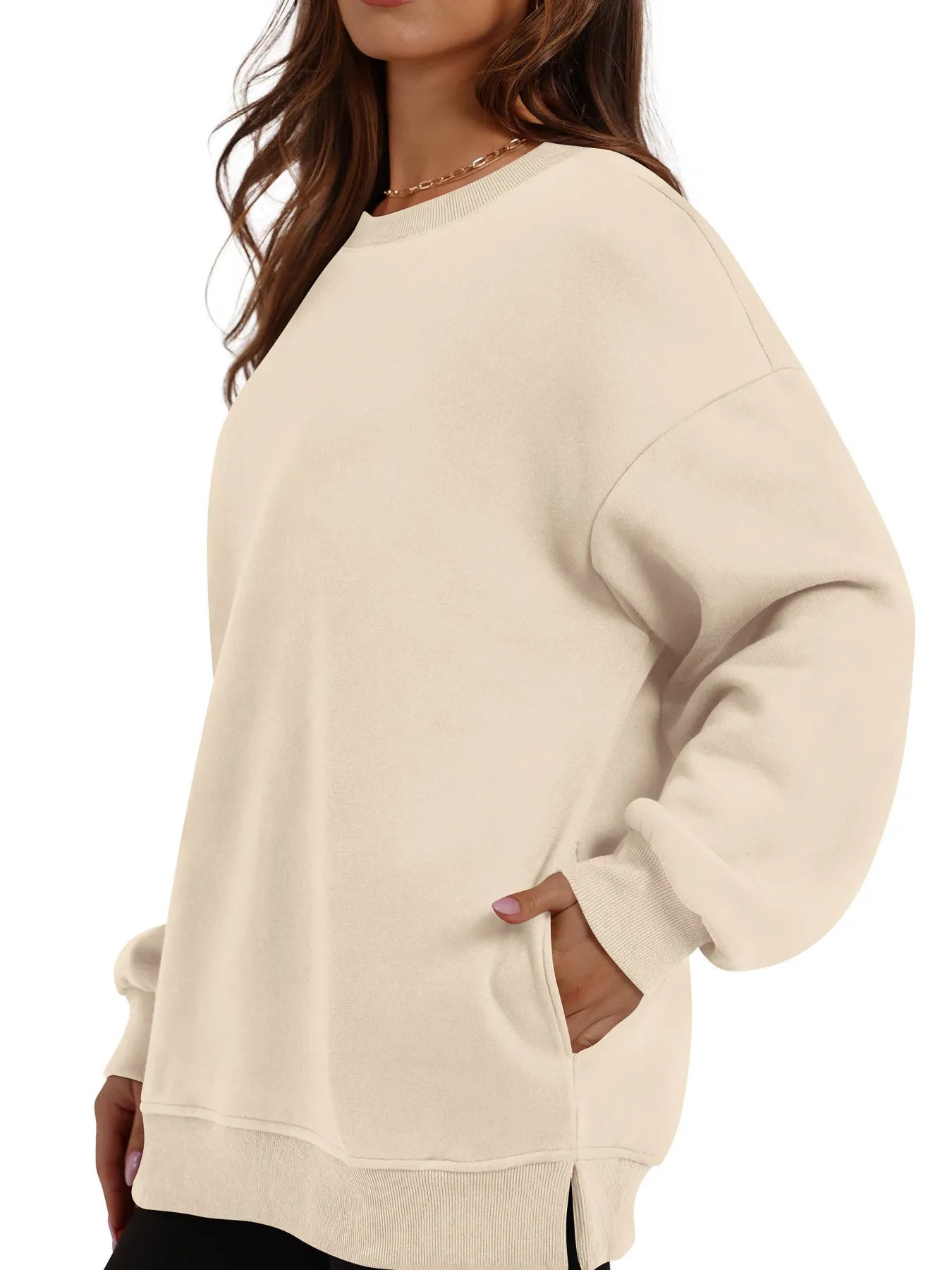 Oversized Long Sleeve Crewneck Sweatshirt