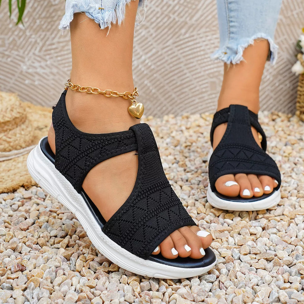 Open Toe Flats Sandals