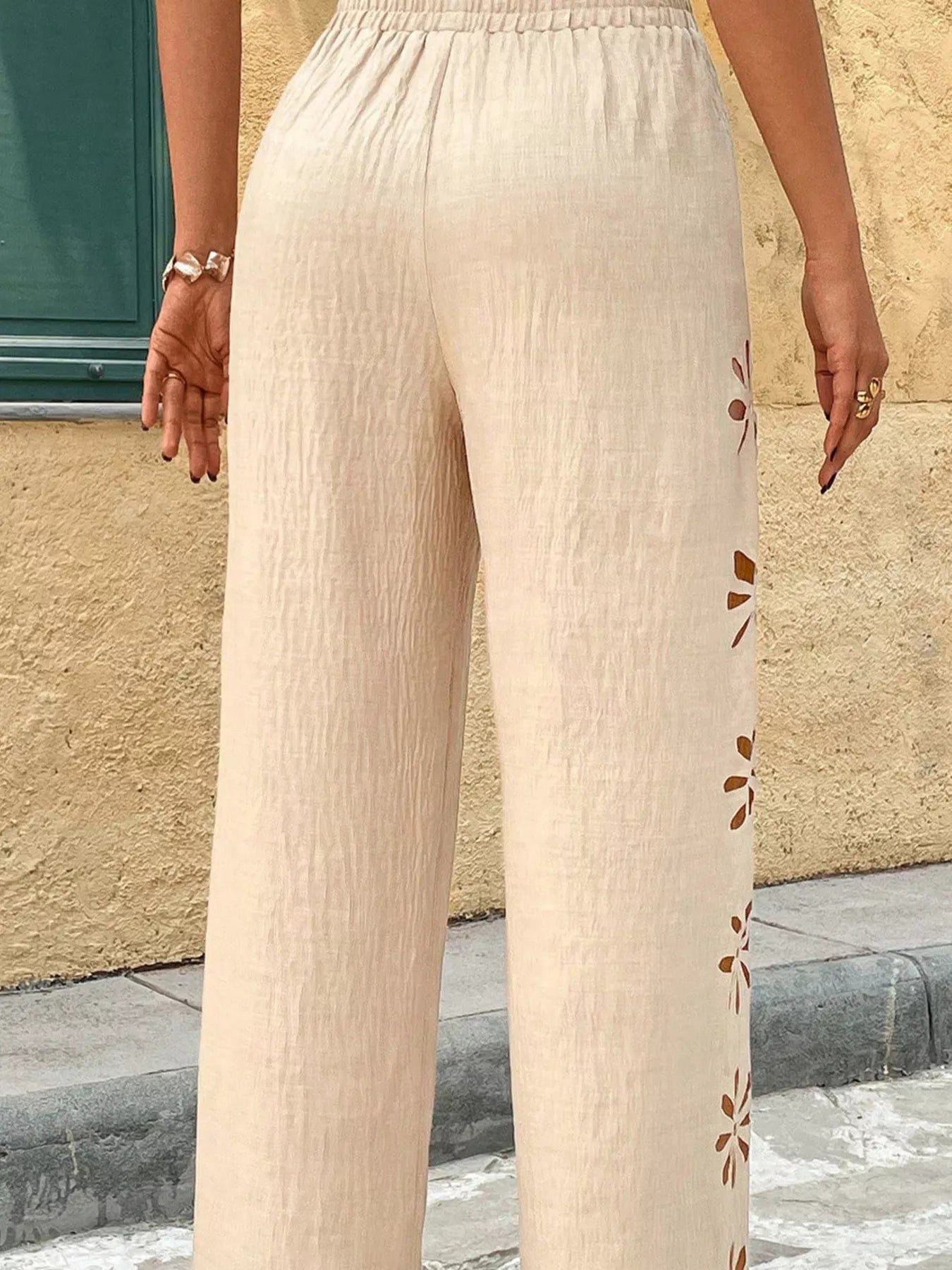 Casual Wide-Leg Pants