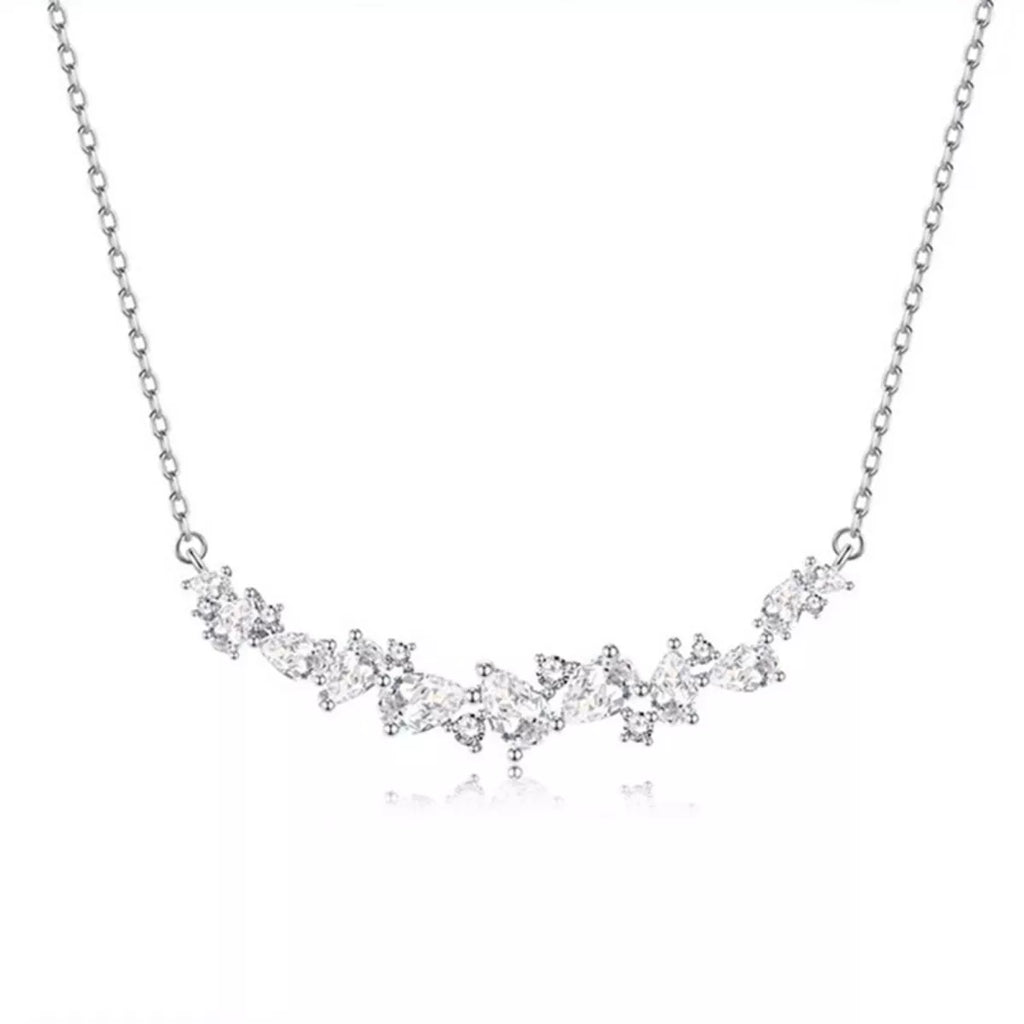 925 Sterling Silver Zircon Necklace