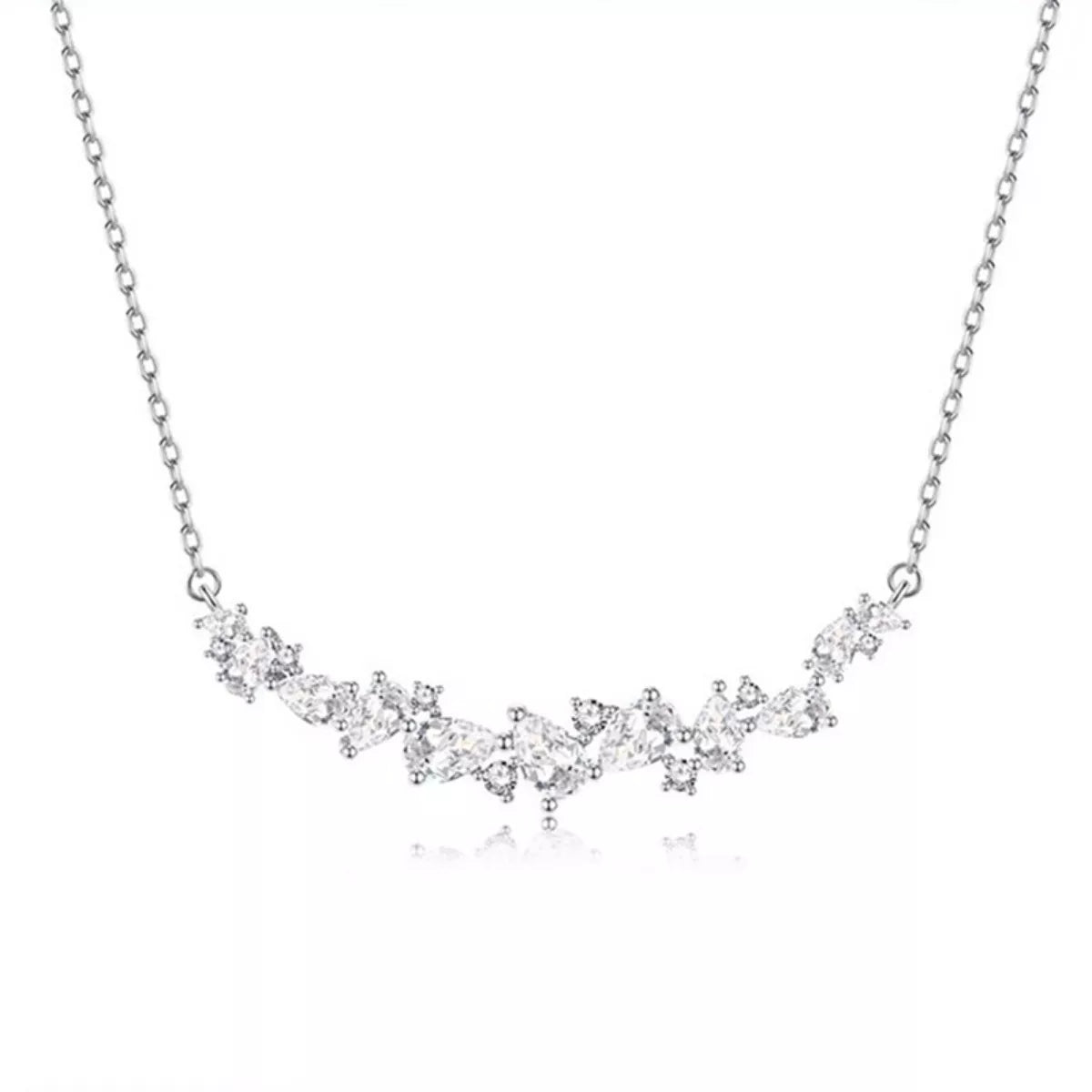 925 Sterling Silver Zircon Necklace