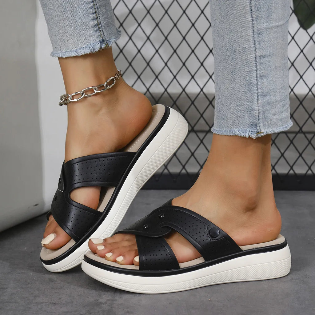 Open Toe Wedge Sandals