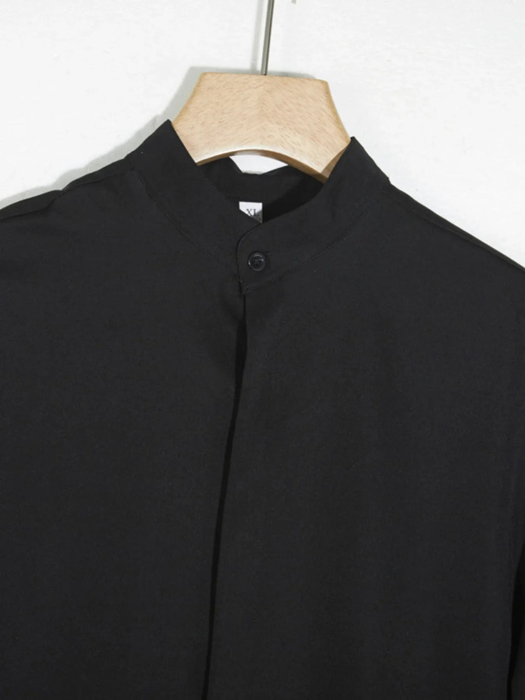 Men's Full Size Solid Collar Half Sleeve Shirt Plus Size