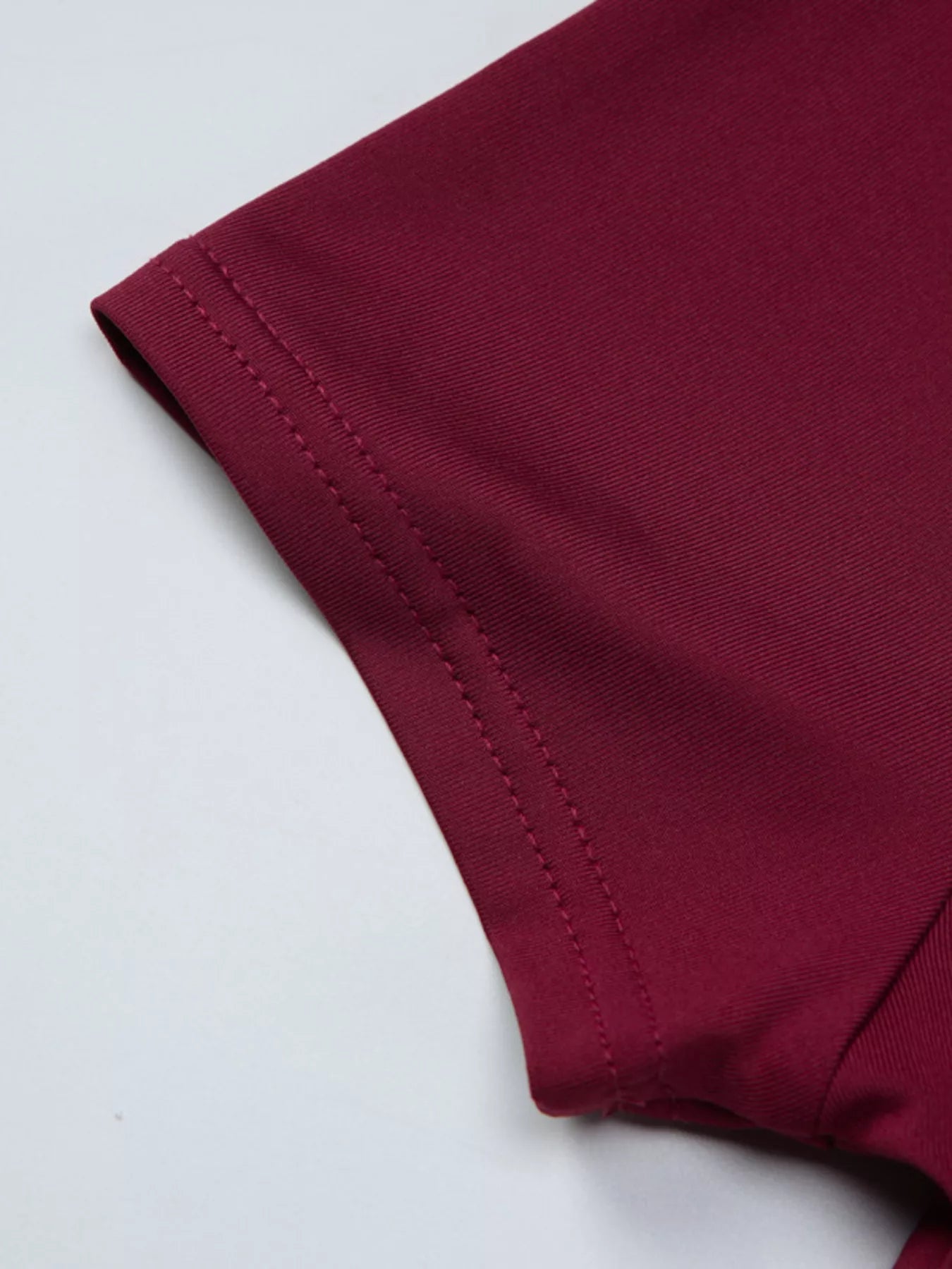 Sweetheart Neck Lace Trim Tie-Front T-Shirt
