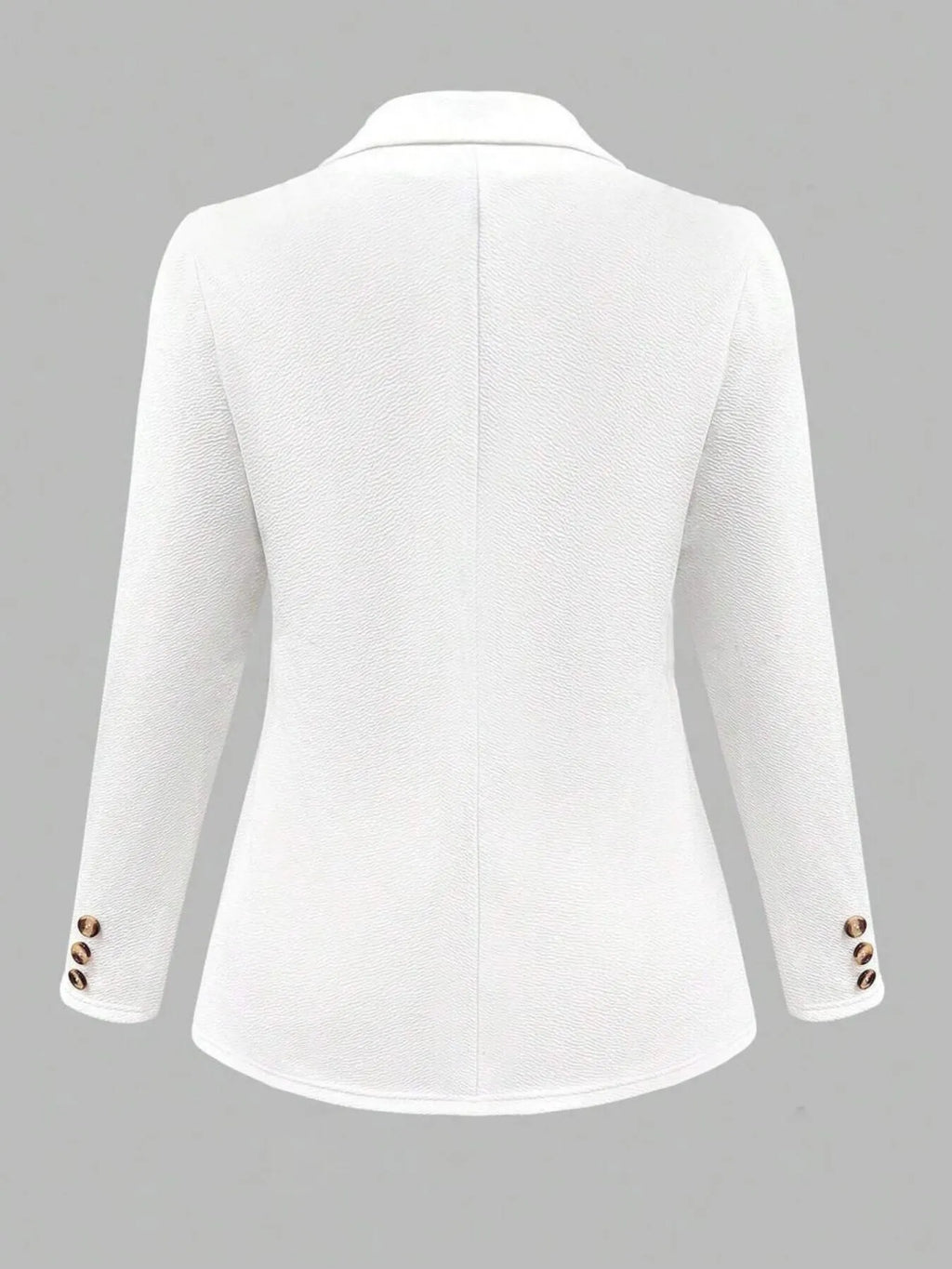 Lapel Collar Open Front Blazer