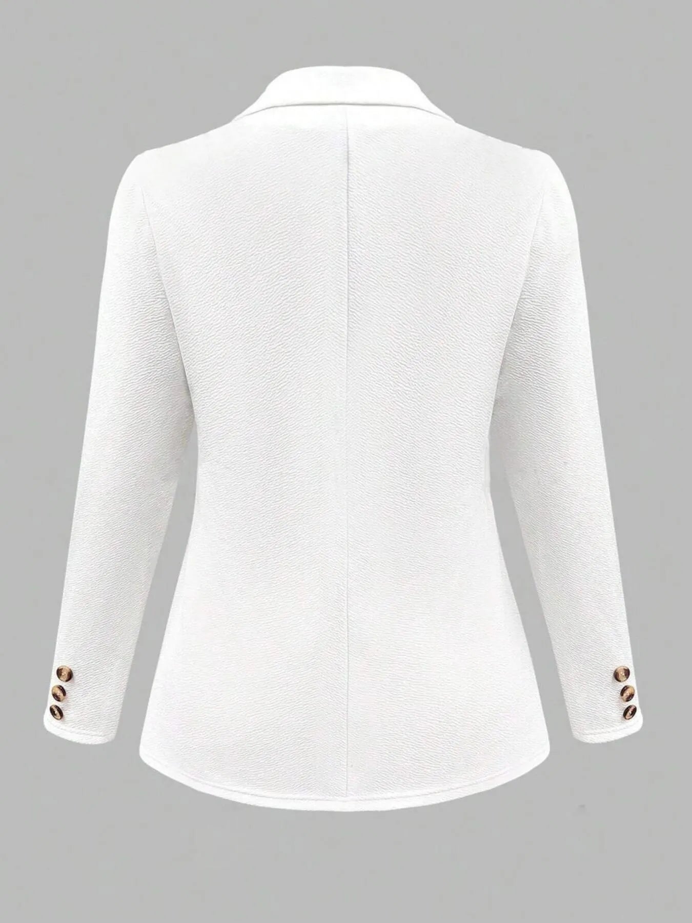 Lapel Collar Open Front Blazer