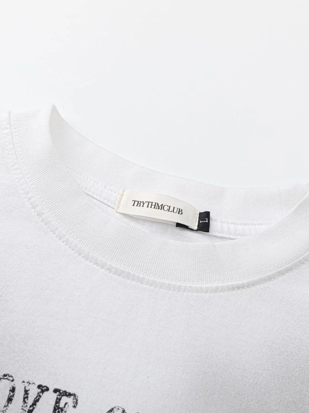 Men's Letter Round Neck Short Sleeve T-Shirt