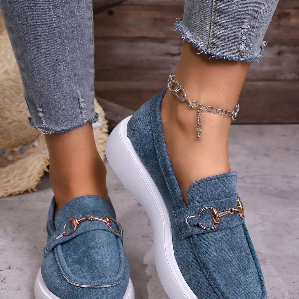 Round Toe Slip-Ons