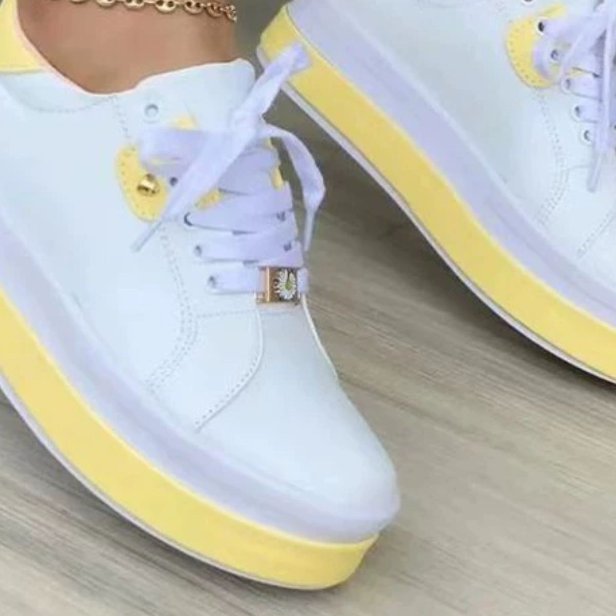 Lace Up Platform Sneakers