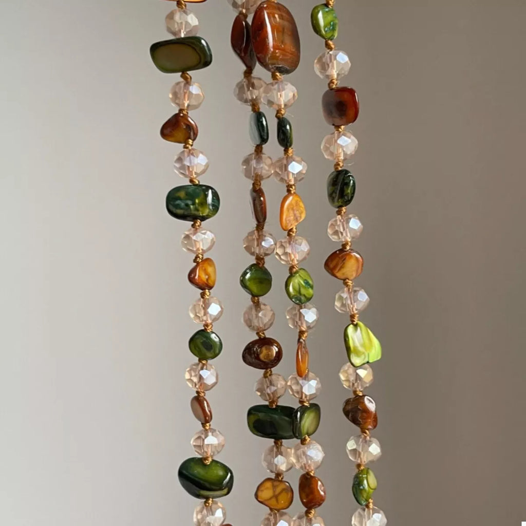 Multi-Color Beaded Necklace
