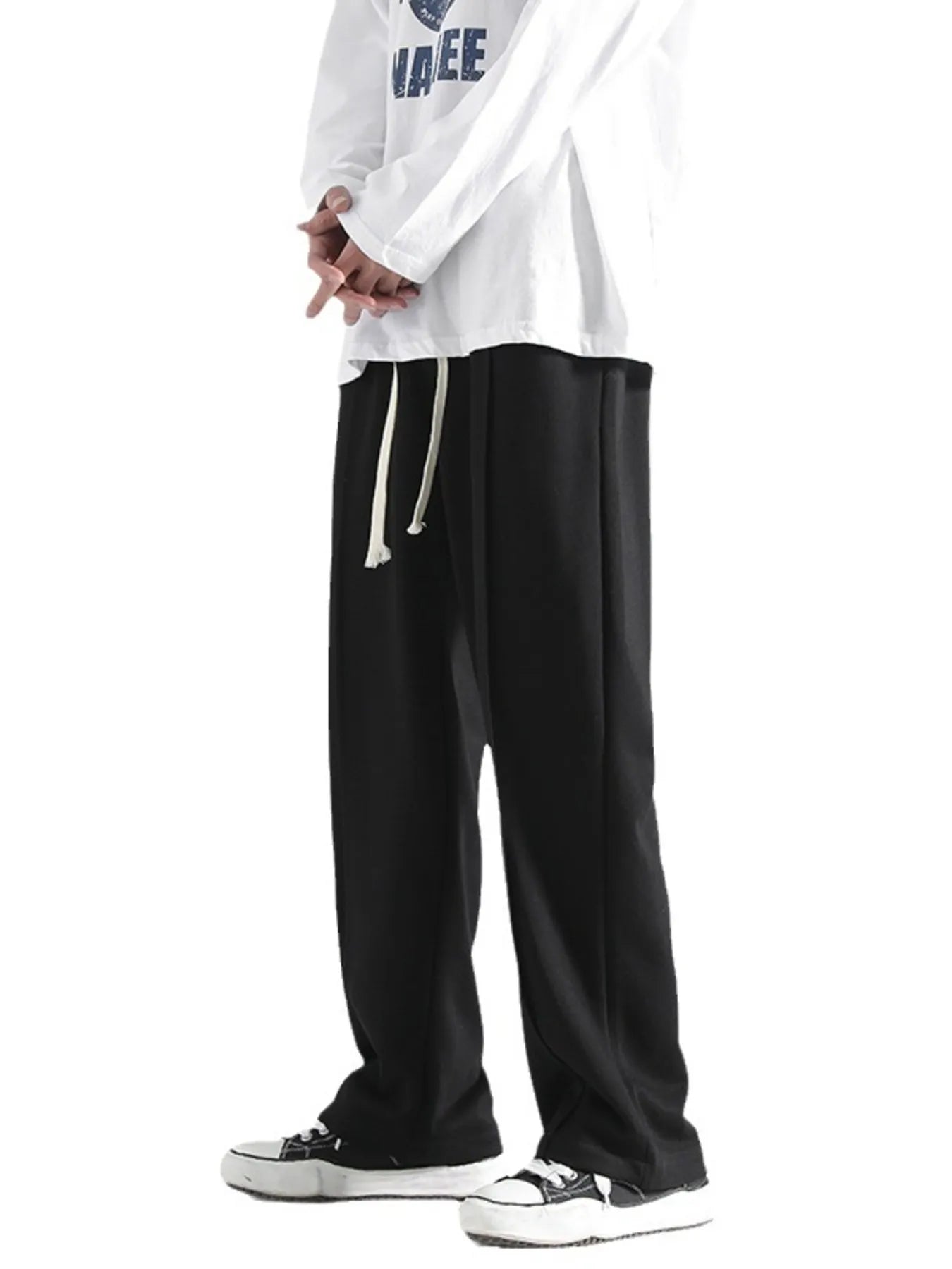 Men's Plus Size Casual Loose Fit Drawstring Sweatpants