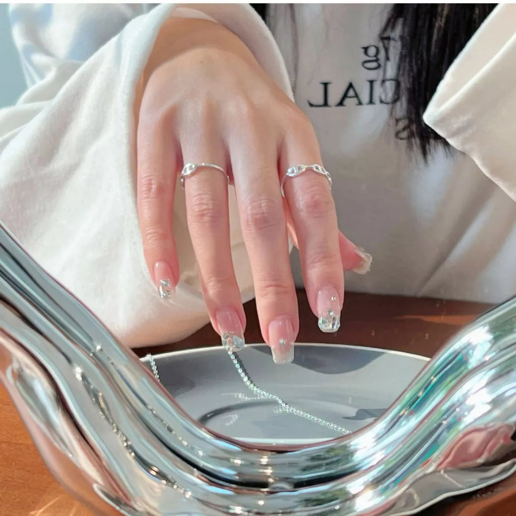 925 Sterling Silver Geometric Ring