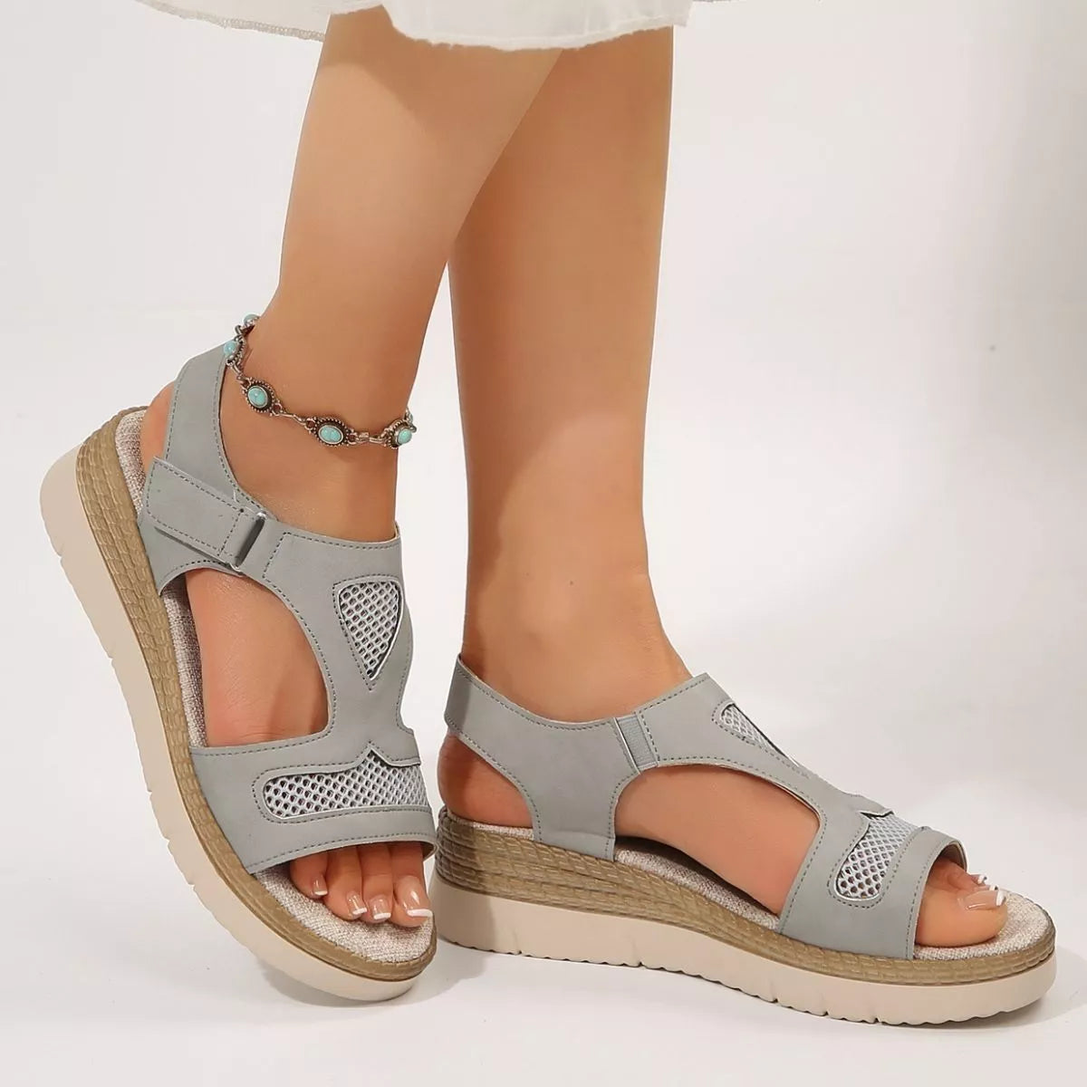 Open Toe Wedge Sandals