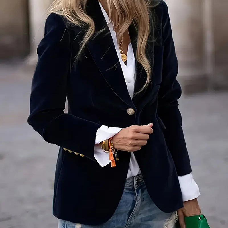 Women’s Slim-Fit Notch-Lapel Blazer