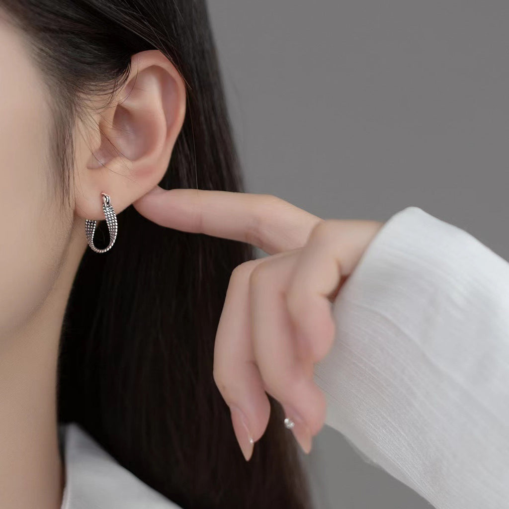 925 Sterling Silver Hoop Earrings