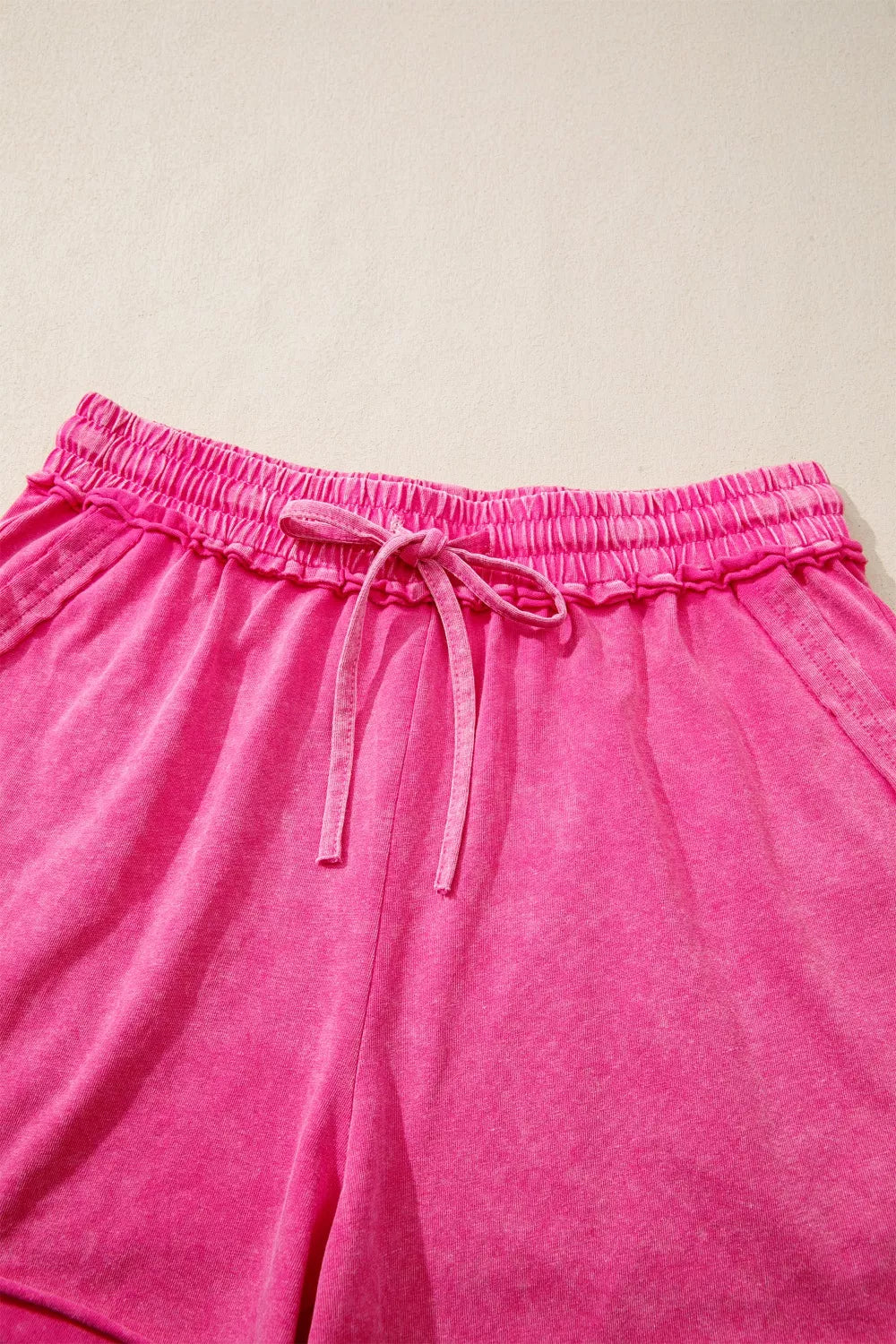 Drawstring Shorts with Pockets