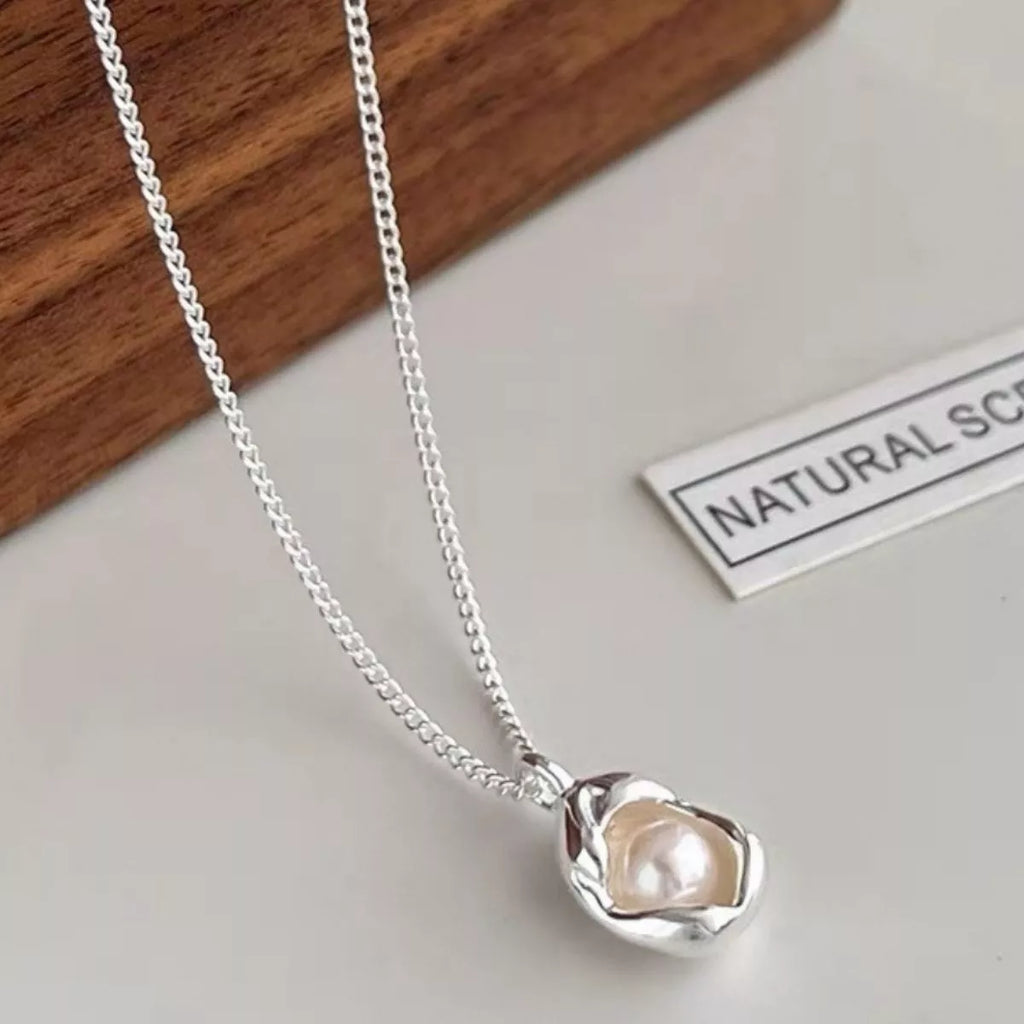 Pearl 925 Sterling Silver Necklace