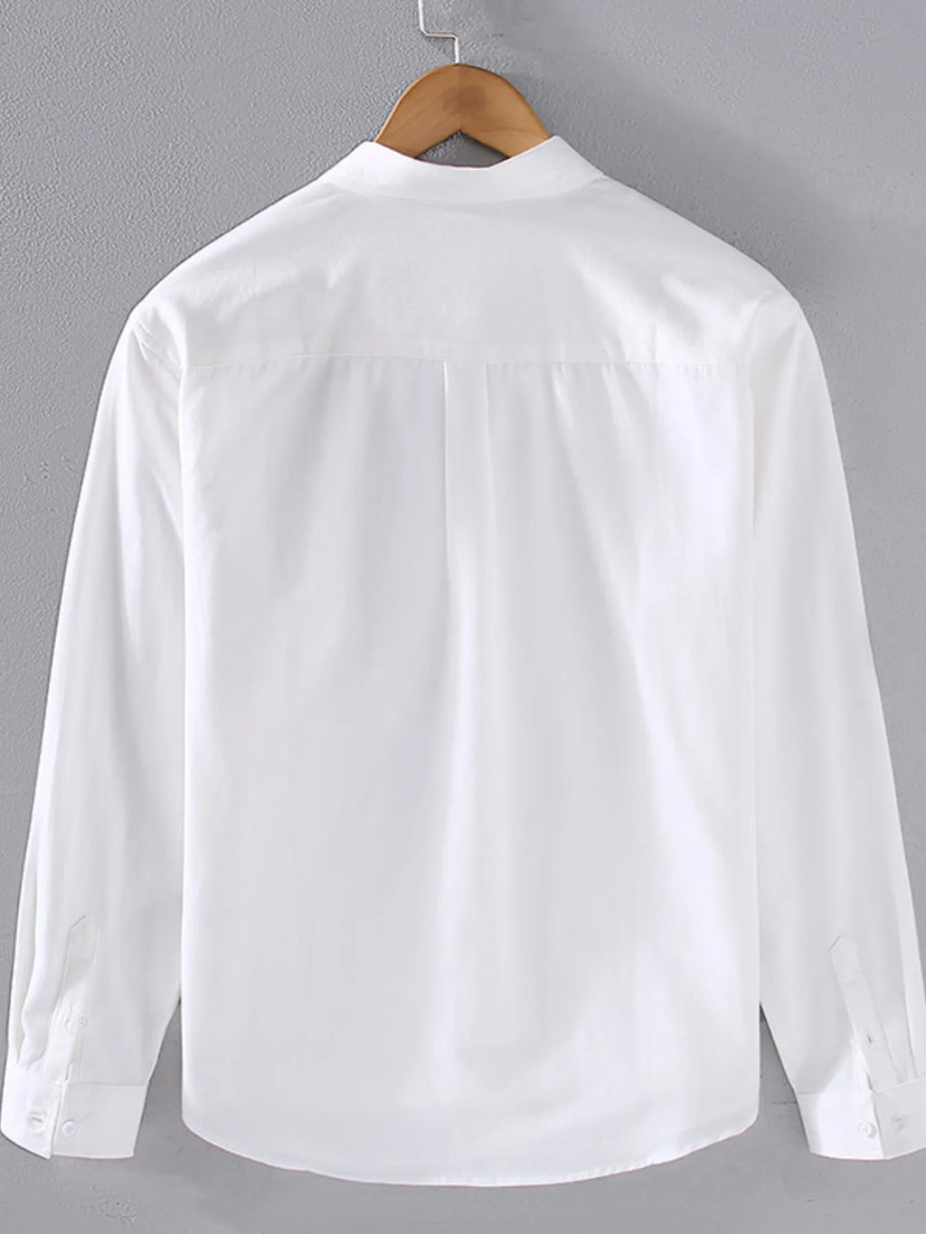 Men's Plus Size Button Up Long Sleeve Shirt