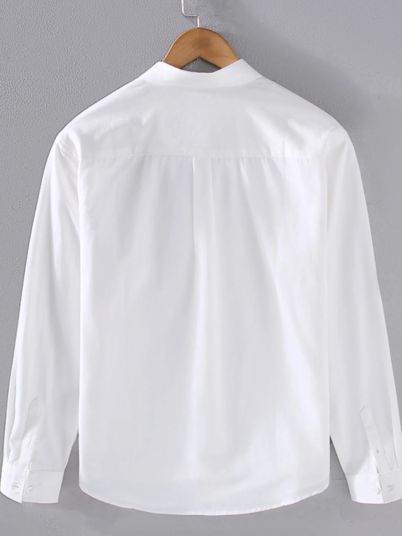 Men's Plus Size Button Up Long Sleeve Shirt