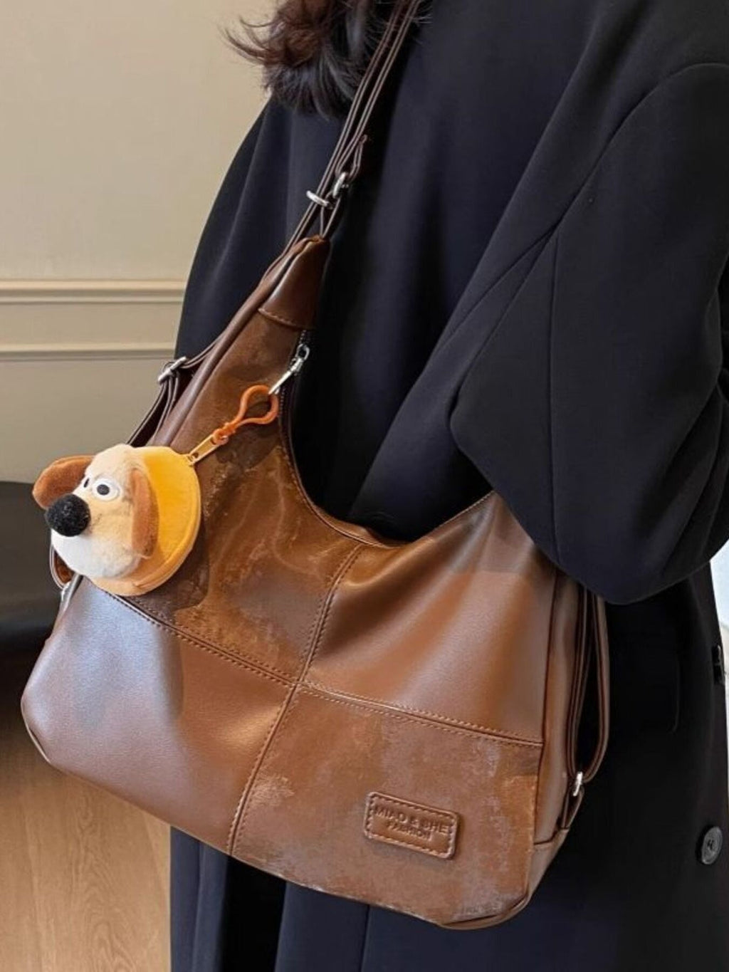Vintage Style Hobo Shoulder Bag