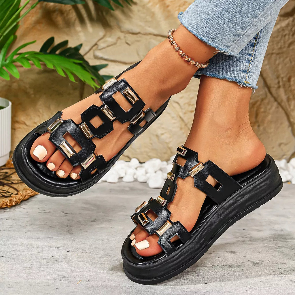Open Toe Platform Sandals