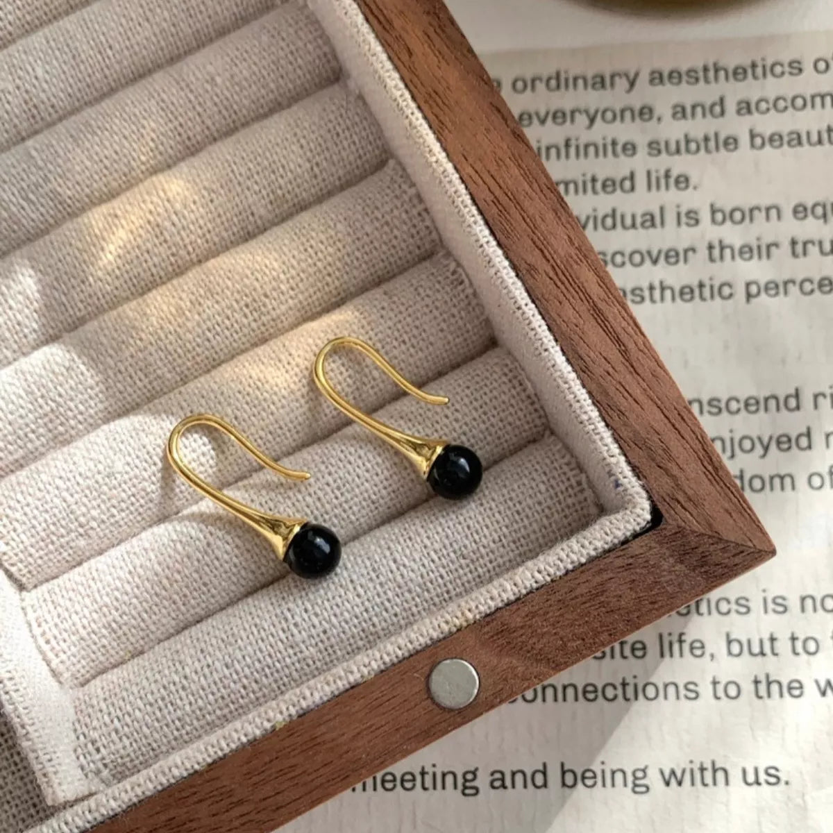 Teardrop Hook Earrings
