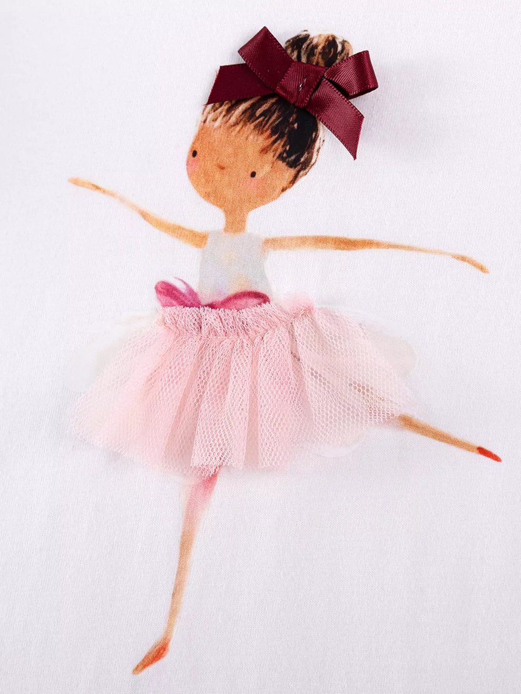 Children's Ballerina Graphic Tee & Shorts Set