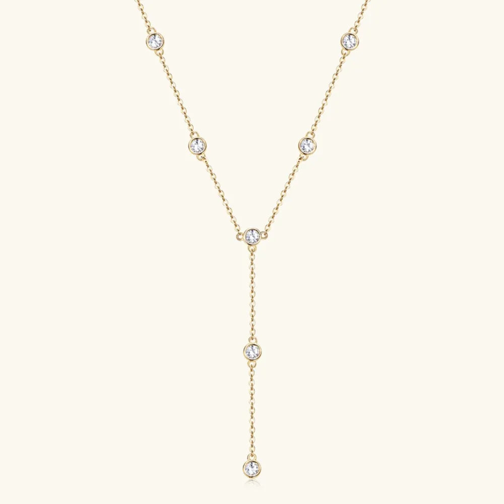 1.1 Carat Moissanite 925 Sterling Silver Necklace