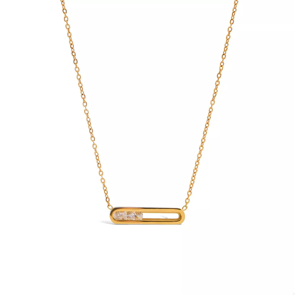 18K Gold-Plated Pendant Necklace