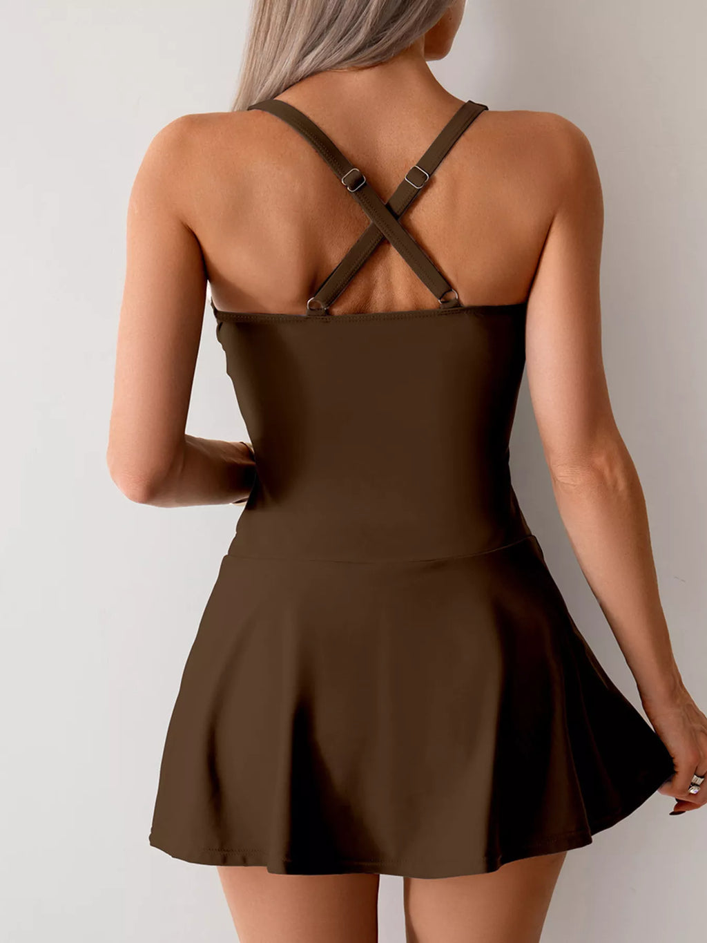 Twist Front One-Piece Swimsuit