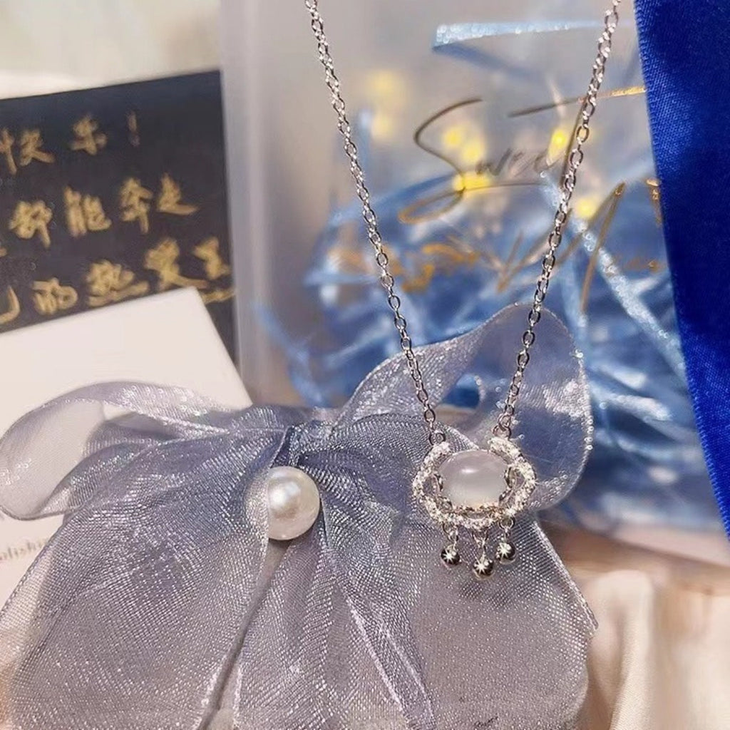 Auspicious Lock Pendant Necklace