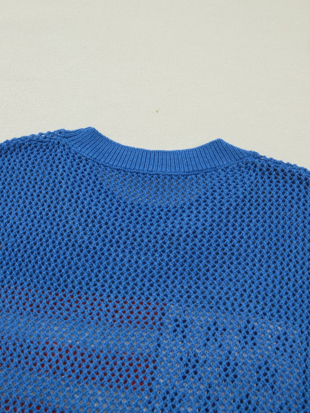 Flag Graphic Short Sleeve Sweater Top