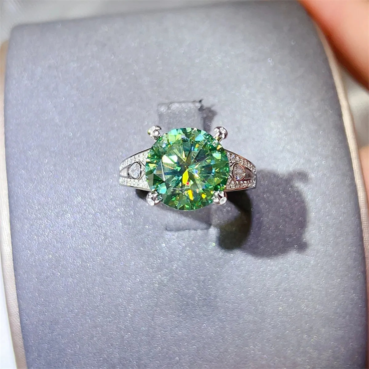 5 Carat Moissanite 925 Sterling Silver Ring